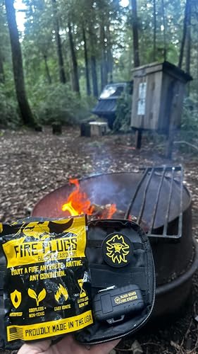 Black Beard Fire Starter Black Beard Fire Plugs (50 Plugs) | 100% Weatherproof Fire Starter for Campfires | Can Light 50+ Fires | Extra Long Burn Time | 30 Yr Shelf Life for Emergency Survival Kits | Made in USA, Yellow - Image 4