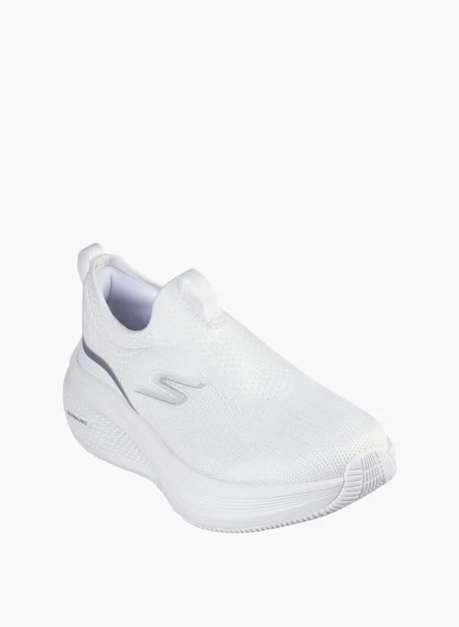 سكيتشرز Women's Logo Detail Slip-On Running Shoes - GO RUN ELEVATE 2.0