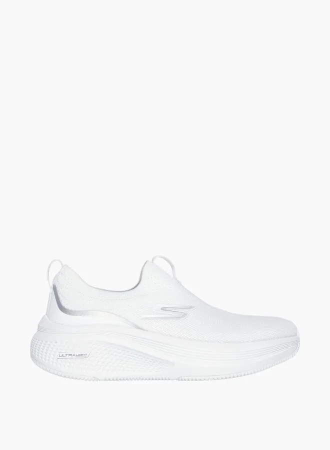 سكيتشرز Women's Logo Detail Slip-On Running Shoes - GO RUN ELEVATE 2.0