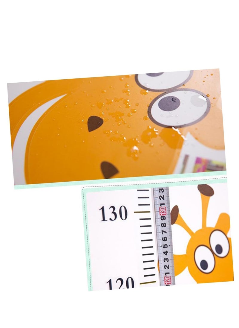 Gonice Height Growth Chart Wall Sticker, Self-Adhesive Children Living Baby Room Decoration Animals Cartoon Wall Stickers Kids Measuring Ruler Height Decals Removable Wallpaper  - Image 3