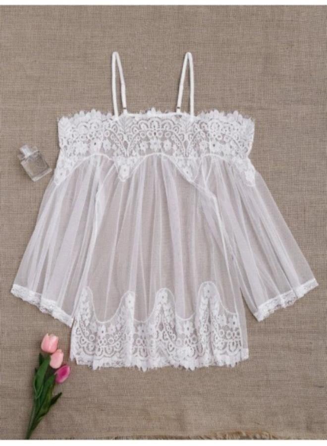 See-through Babydoll Playsuit for Women No: 07