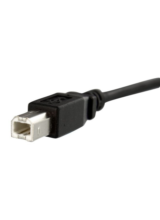 StarTech 3 ft Panel Mount USB Cable B to B - F/M - Panel Mount USB Extension USB-B Female to USB-B Male Adapter Cable - USB-B (F) Port (USBPNLBFBM3)  - Image 3