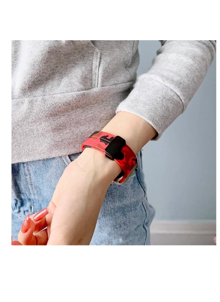 Generic - Silicone Magnetic Strap for Apple Watch Ultra Band 49mm 45mm 44mm 42mm Men/Women, Soft Sport Silicone Replacement Wristband Strap for iwatch Series 9/8/7/6/5/4/3/2/SE/Ultra2 - Image 1