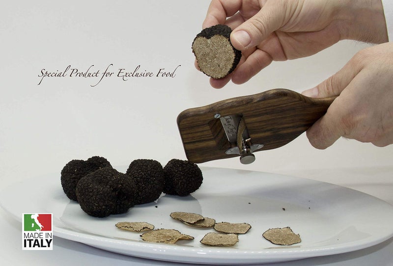TASTE OF TRUFFLES Professional Truffle Shaver/Slicer/Cutter in RoseWood & Stainless Steel Blade | Adjustable Mandoline Slicer - Made in Italy  - Image 3