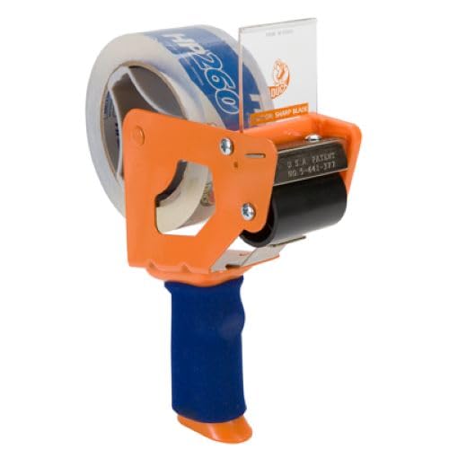 Duck brand شريط تعبئة شفاف عالي الأداء من داك مع موزع BladeSafe - مسدس شريط مع شريط تعبئة قوي HP260 للشحن، الانتقال، البريد والصناديق - نواة 3 بوصة، 1.88 بوصة × 60 ياردة، شفاف (1078566) - Image 2