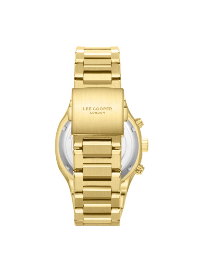 Lee Cooper ساعة معدنية متعددة الوظائف للرجال LC08146.130 - 43X51 مم - Image 4