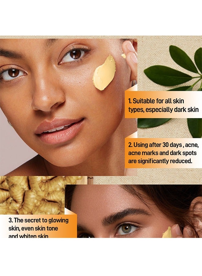 روبيريل كريم حمض الكوجيك الكركم ، يهدئ التجاعيد ، مضاد للشيخوخة وتفتيح البشرة ، يزيل حب الشباب ، التبييض ، تفتيح البقع 50 جرام - Image 5