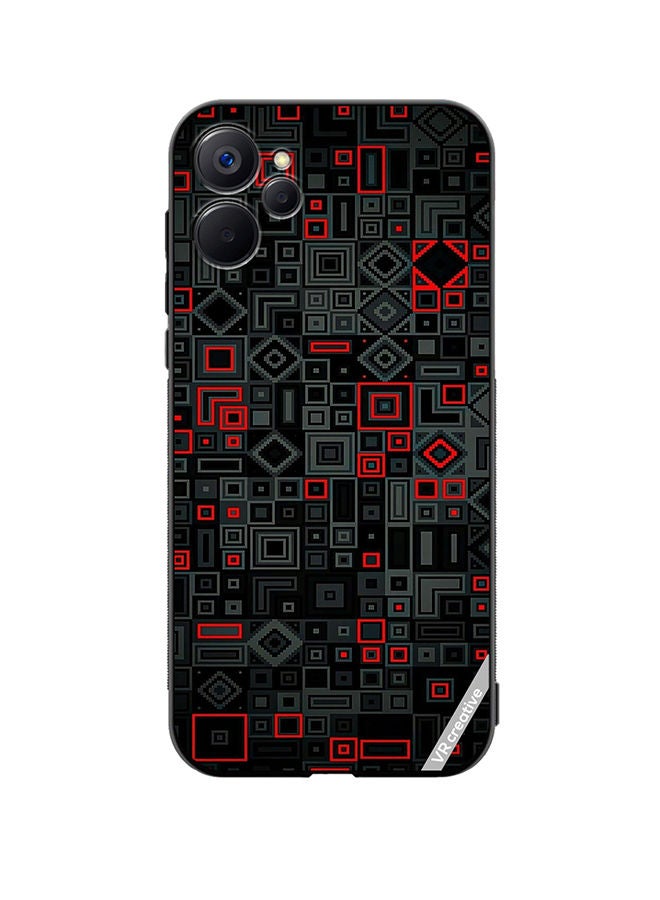 VR CREATIVE Protective Case Cover For Realme 9i 5G Abstract Design Multicolour - Image 1