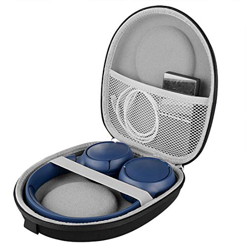 Linkidea Headphones Carrying Case Compatible with JBL Tune 500 Tune 510BT Tune 520BT Tune 570BT Replacement Protective Hard Shell Travel Bag with Cable Charger Storage Black - Image 1