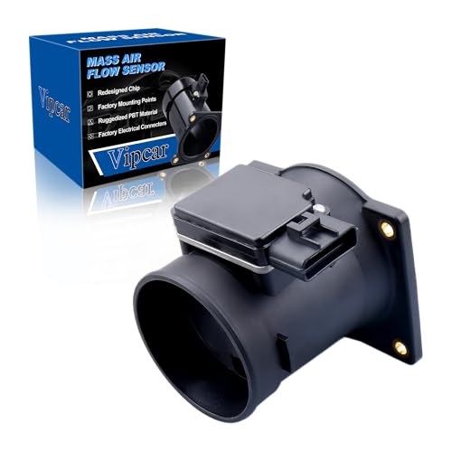VIPCAR Mass Air Flow Sensor F6ZF12B579AA MAF Sensor for Ford 1997-2004 F150, 1996-99 Crown Victoria/Taurus Windstar, 1997-98 E150 250, 1999-2000 Contour, Town Car, Grand Marquis, Mystique - Image 1