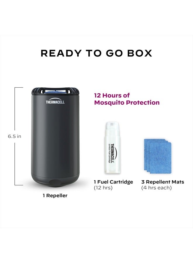 THERMACELL Patio Shield Mosquito Repeller, Highly Effective Repellent, No Candles or Flames, DEET-Free, Scent-Free, Bug Spray Alternative, Includes 12-Hour Refill - Image 3