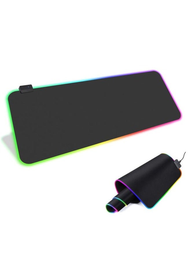 Gaming RGB keyboard Mouse Pad - Image 1