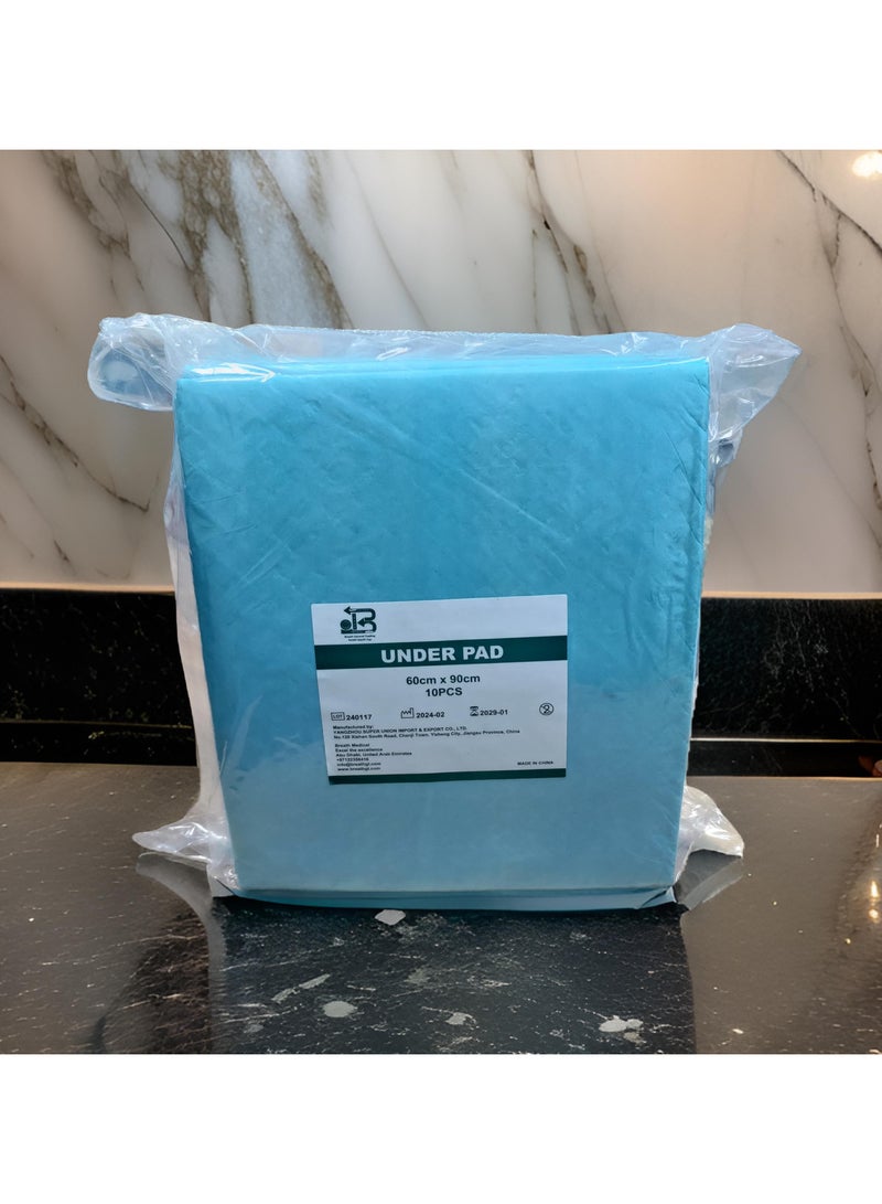 وسادات سفلية يمكن التخلص منها مقاس 60 سم × 90 سم 10 قطع - Image 4