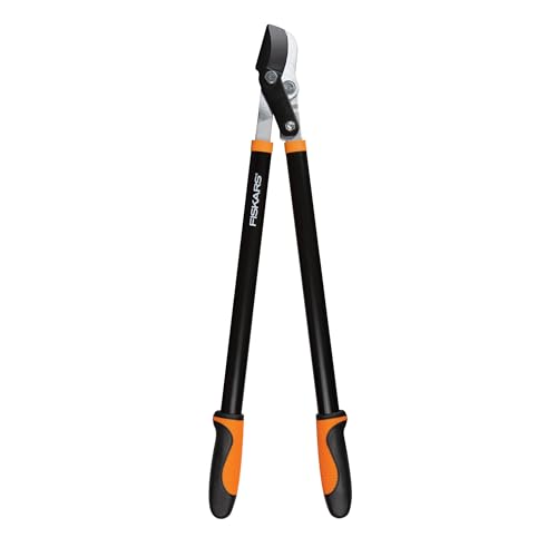 Fiskars 28-Inch Power-Lever Garden Bypass Lopper and Tree Trimmer, Sharp Precision-Ground Steel Blade for Cutting Branches up to 1.75-Inch Diameter - Image 1