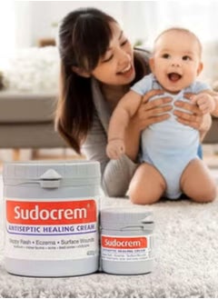 Sudocrem Antiseptic Healing Cream, Napkin Rash, Soothes Irritated Skin for Baby- 250g  - Image 1