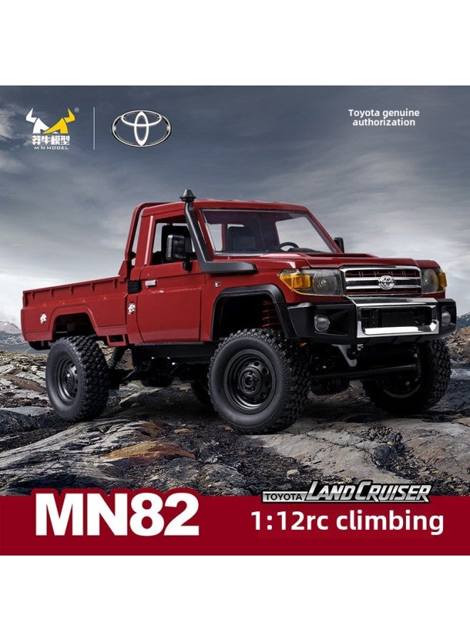 Preferred Mangniu MN82 Full-scale RC Remote Control Car Model Climbing Off-road Vehicle Toyota Pickup Truck Toy-Colour:Mn-82 Red [gift Box Packaging]  - Image 4