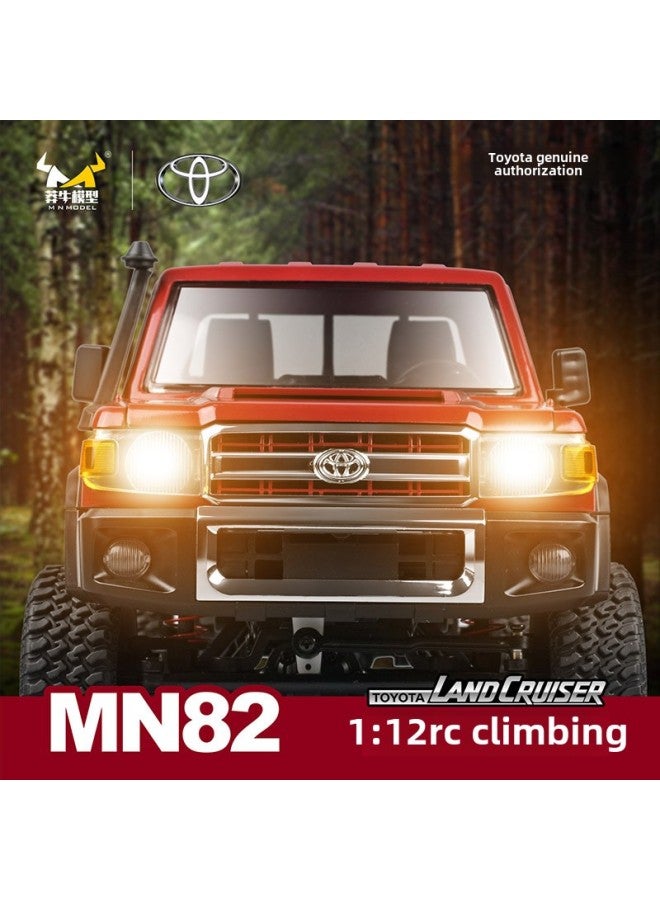Preferred Mangniu MN82 Full-scale RC Remote Control Car Model Climbing Off-road Vehicle Toyota Pickup Truck Toy-Colour:Mn-82 Red [gift Box Packaging]  - Image 3