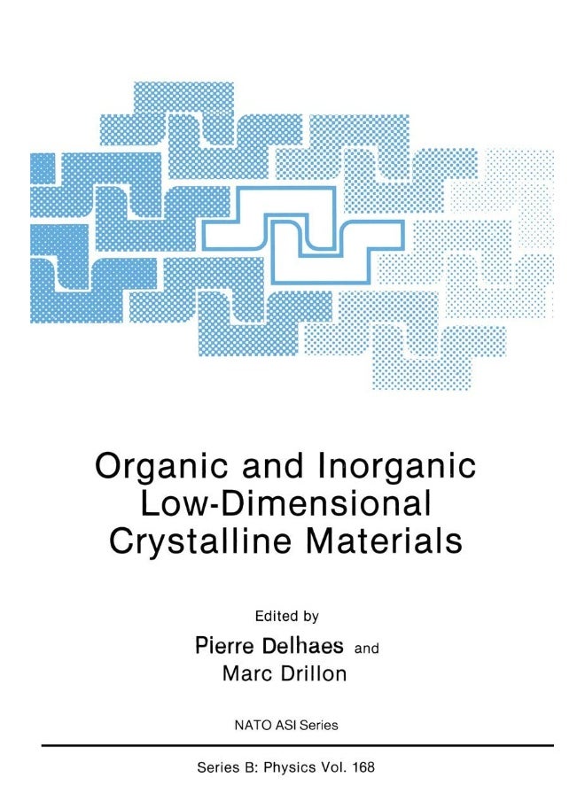 Organic and Inorganic Low-Dimensional Crystalline Materials 