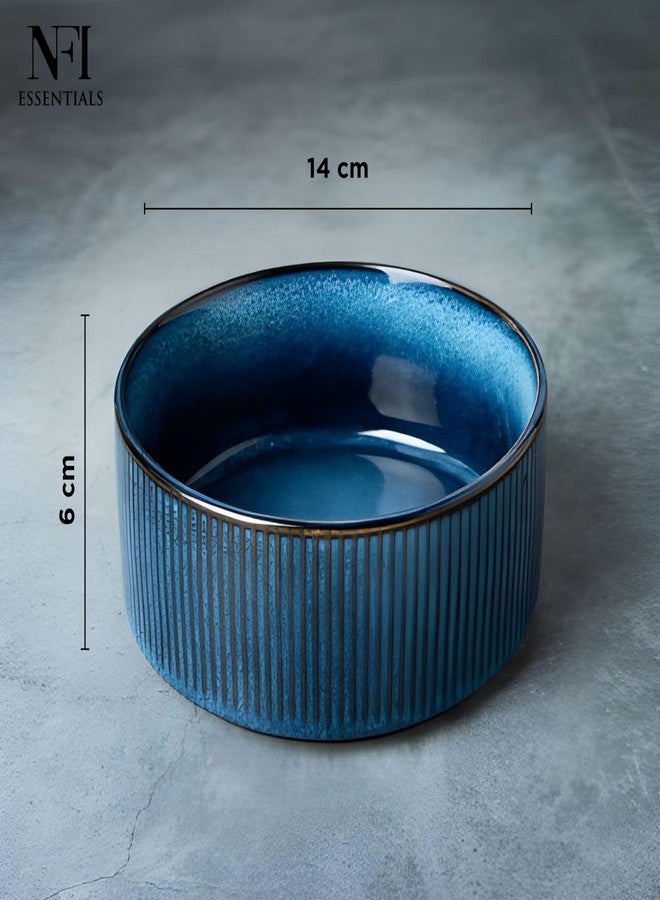 NFI essentials Ceramic Bowl for Serving Pasta, Noodle, Maggi, Cereal. Microwave Safe Salad Bowl Ø14cm (575 ml) - Image 4