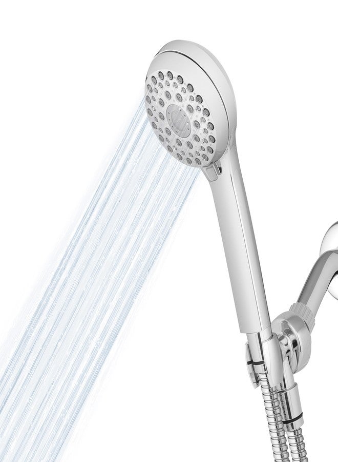 Waterpik High Pressure Hand Held Shower Head With Hose, PowerPulse Massage 6-Mode, Chrome XAL-643ME - Image 1
