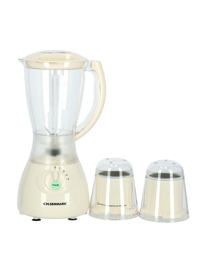 Olsenmark 3-In-1 Electric Multi Functional Blender 1.5 L OMSB2203 White - Image 2