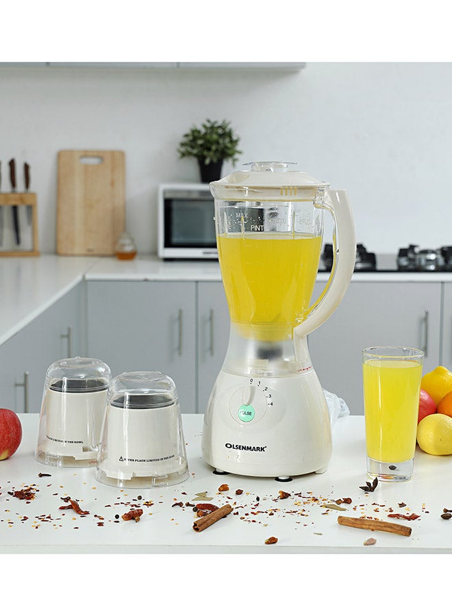 Olsenmark 3-In-1 Electric Multi Functional Blender 1.5 L OMSB2203 White - Image 5