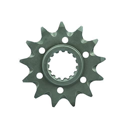 SCAR Front sprocket compatible with KTM SX SXF EXC EXCF XC XCF XCW XCFW 125 150 250 300 350 450 500 530 HUSQVARNA TC TE FC FE TX FX 501 GASGAS MC MCF EC ECF EX EXF BETA 87-25 - 13 Tooth - Image 1