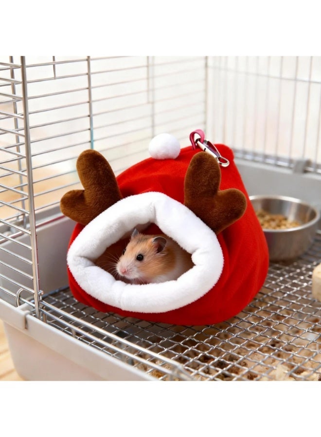  إكس إف إكسينغفو عش القطن للهامستر، عش دافئ، مستلزمات الشتاء، عش صغير لسنجاب الطيب، عش زهري للهامستر، منزل شتوي للهامستر - Image 3