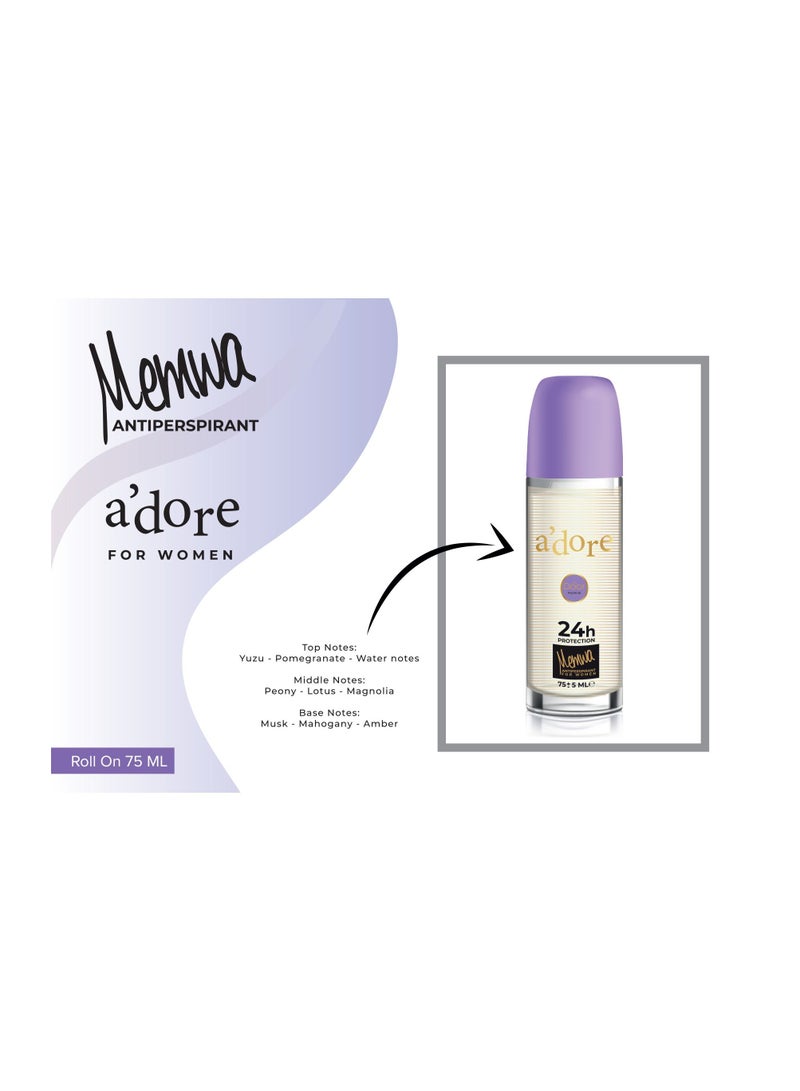 Memwa Adore Roll On 75ml - Image 2