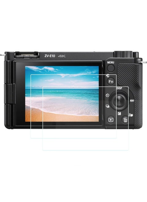 Screen Protector Compatible with Sony ZV1F ZV-1 ZV1 ZV1 II ZV-E10 ZVE10 Mirrorless Camera Camera Full-Frame Camera 9H Tempered Glass Anti-Bubble Anti-scratch Anti-fingerprint