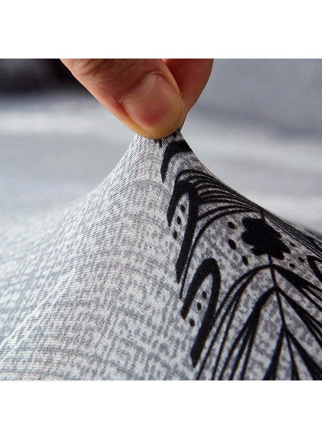 هاوس أوف كويرك غطاء أريكة ثلاثي المقاعد من House of Quirk، غطاء مرن كبير للأريكة 140 جرام لكل متر مربع (رمادي سرخسي، 185-230 سم) - Image 3