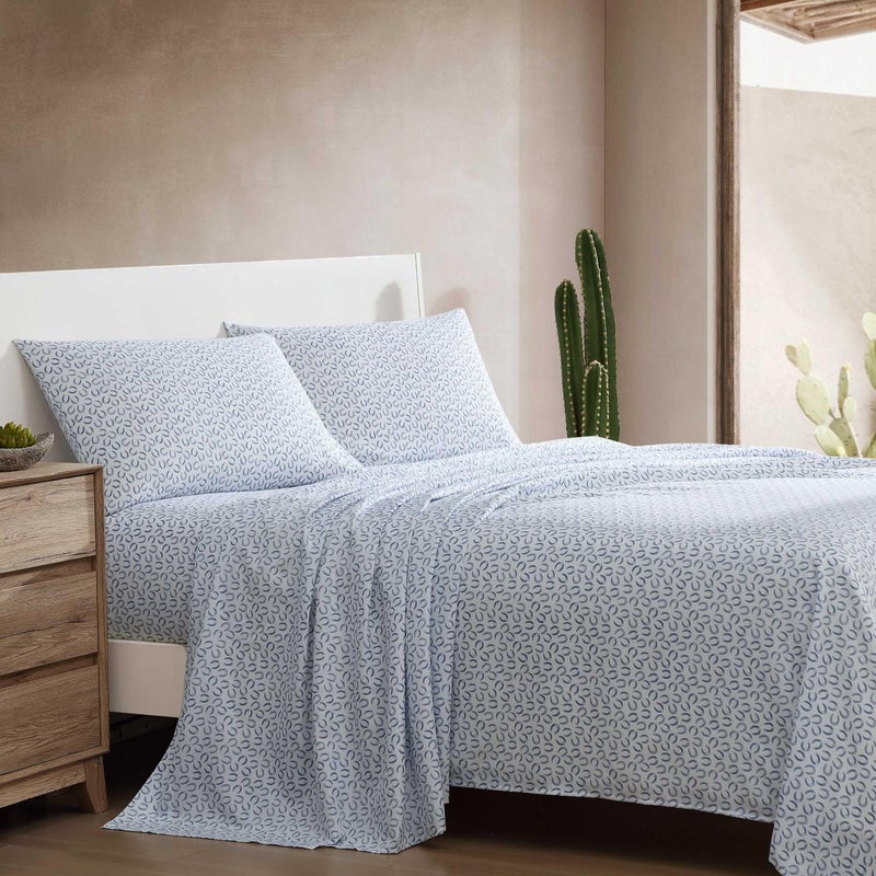 Wrangler - Queen Sheet Set  Super Soft & Cozy Bedding with Matching Sham(s)  Casual Luxurious Bedding Set  Yellowstone Inspired  Oeko-Tex Certified (Horseshoe Blue  Queen) - Image 2