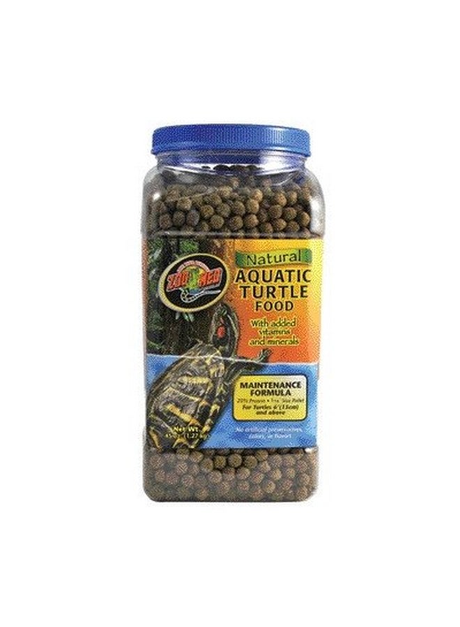 زوو ميد تركيبة صيانة طعام السلاحف المائية الطبيعية من Zoo Med [مجموعة من قطعتين] الحجم: 24 أونصة. - Image 1