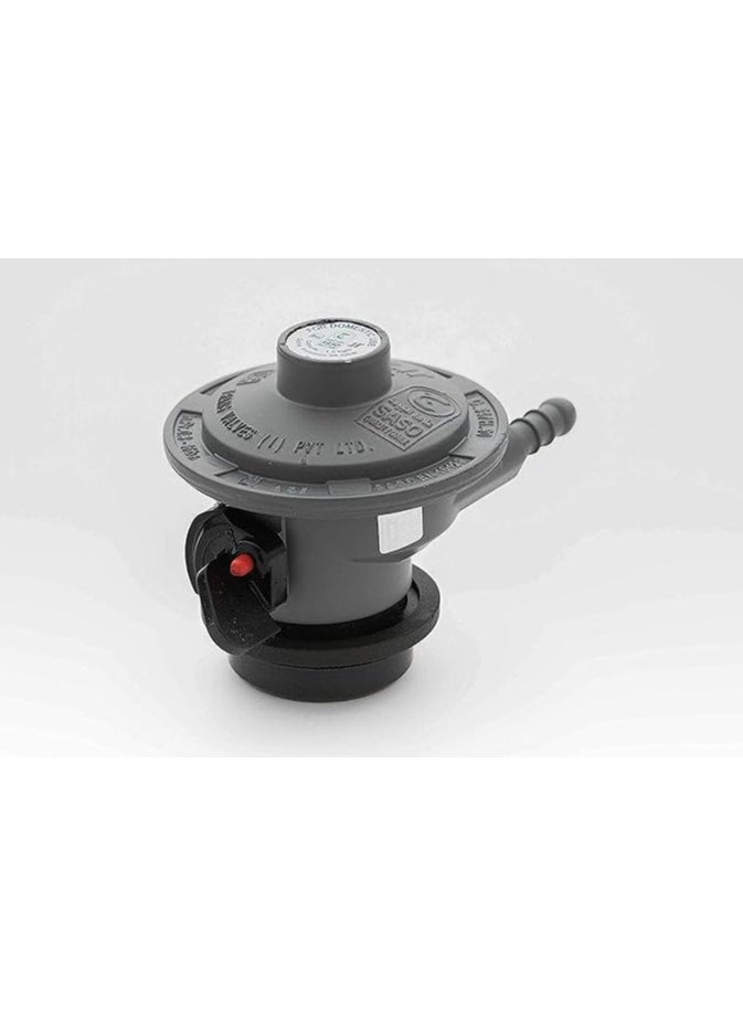 rawafd - LPG Gas Regulator 50mbr With Child Safety Lock Made in India - Image 1