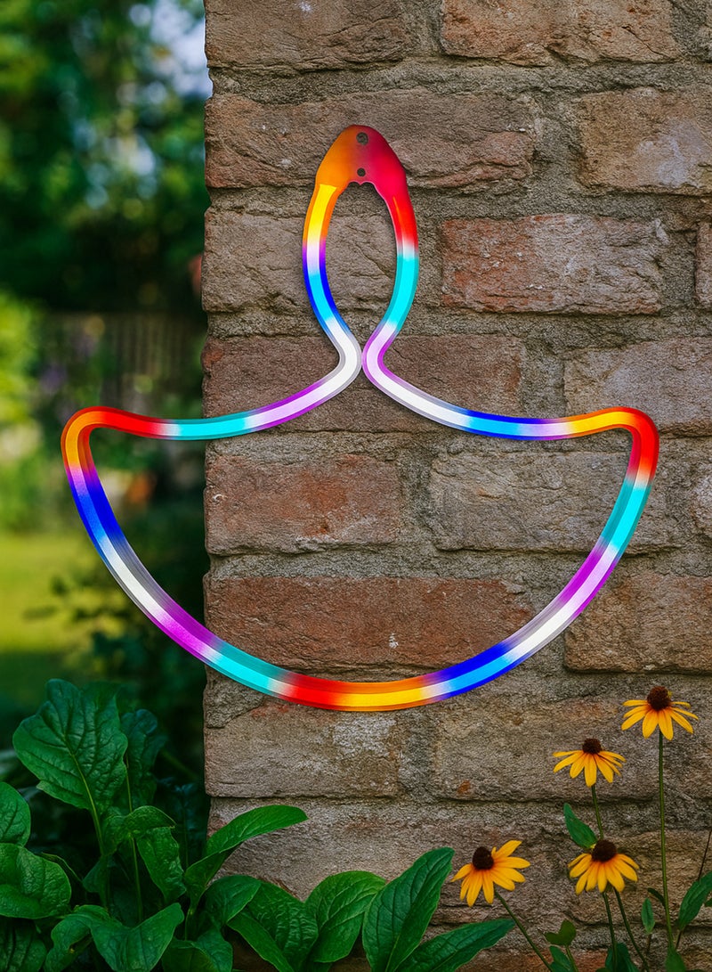 DPL Diya LED Decorative Light (30x30cm)| Diya Shape Multicolor  Neon Rope Light for Diwali, Home, Festival, Balcony & Outdoor Decoration (DPL850RGB) - Image 3