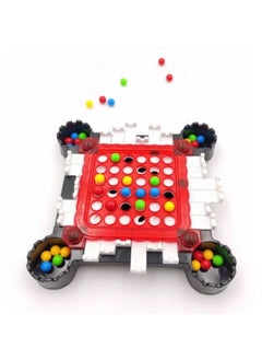 Family Logic Strategy Board Games, Push and Drag to Drop Bead Brain Game Travel Puzzle for Kids