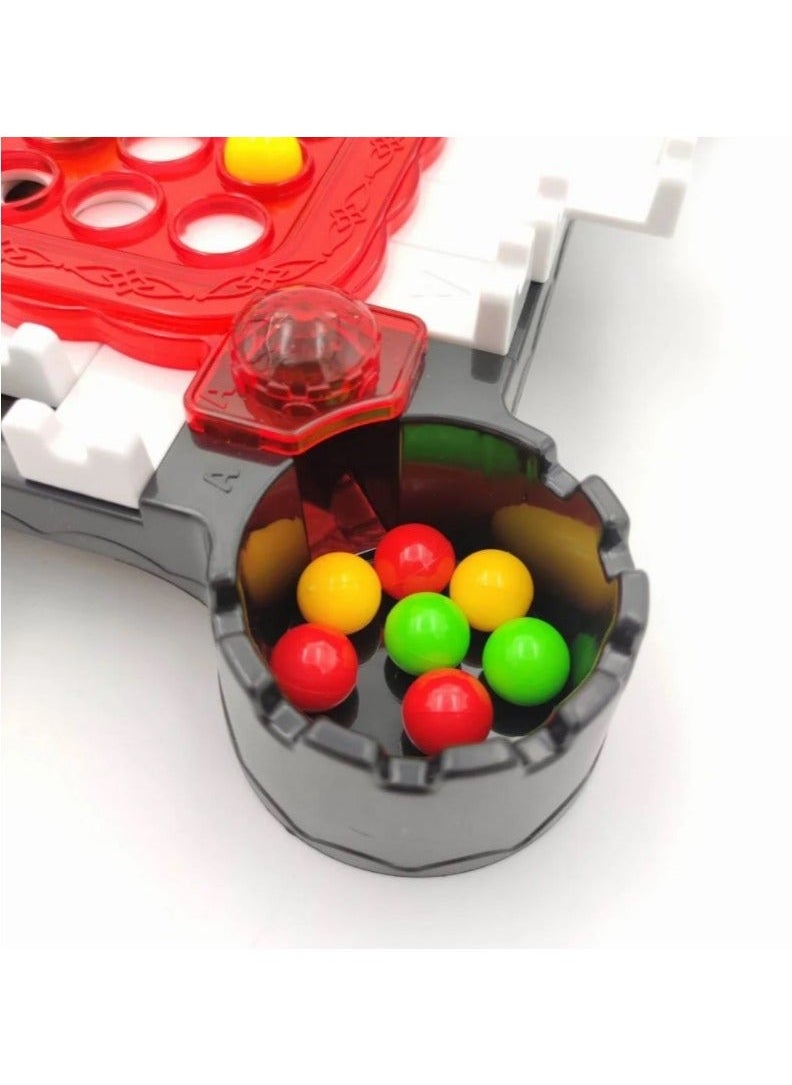 NIBEMINENT - Family Logic Strategy Board Games, Push and Drag to Drop Bead Brain Game Travel Puzzle for Kids - Image 1