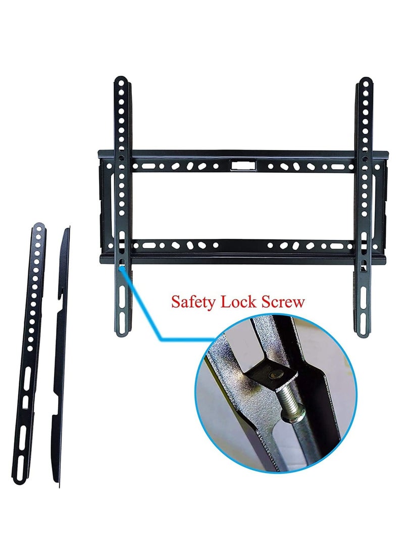 Led TV wall bracket for 26-inch to 55-inch TV fixed View, Black - Image 3