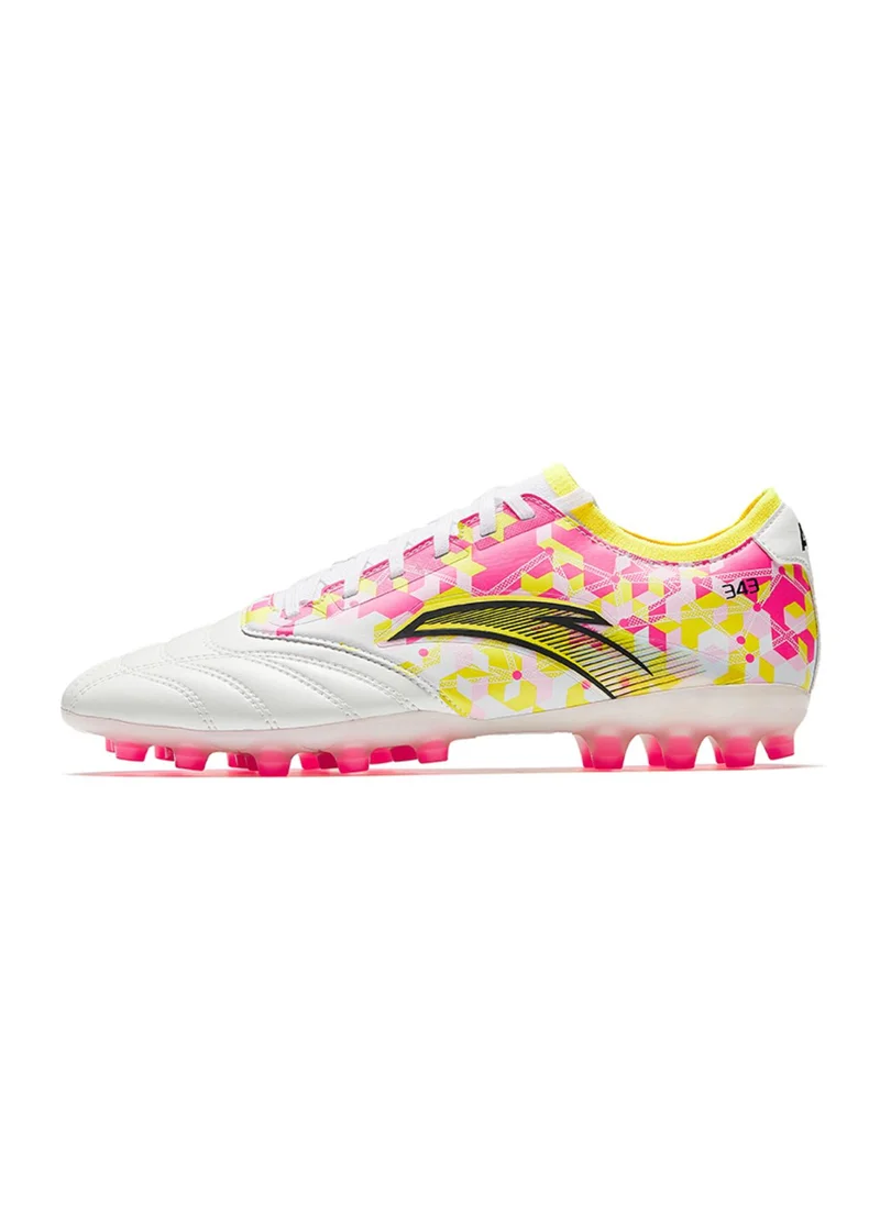 ANTA ANTA Men's Football Shoes White/Pink/Yellow-FOOTBALL