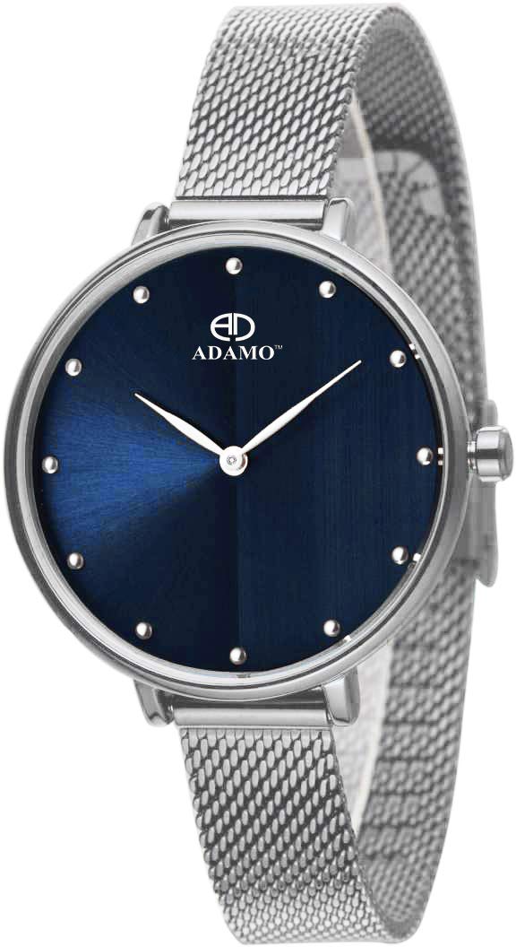 ADAMO Aritocrat Blue Dial Women's & Girl's Watch 335SSM05 - Image 1