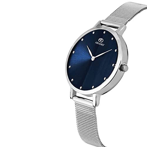 ADAMO Aritocrat Blue Dial Women's & Girl's Watch 335SSM05 - Image 3