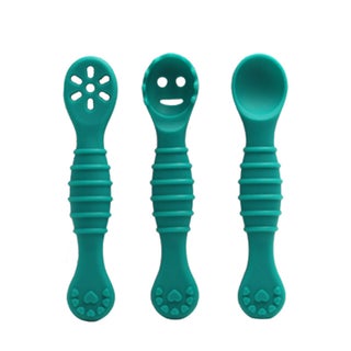 Baby Silicone Spoon Set Child Feeding Utensils Dark green three-pack - pzsku/Z26E68FBA723D98F906CDZ/45/1746222468/47a83f09-faaa-4e71-8cce-c51a04569cee