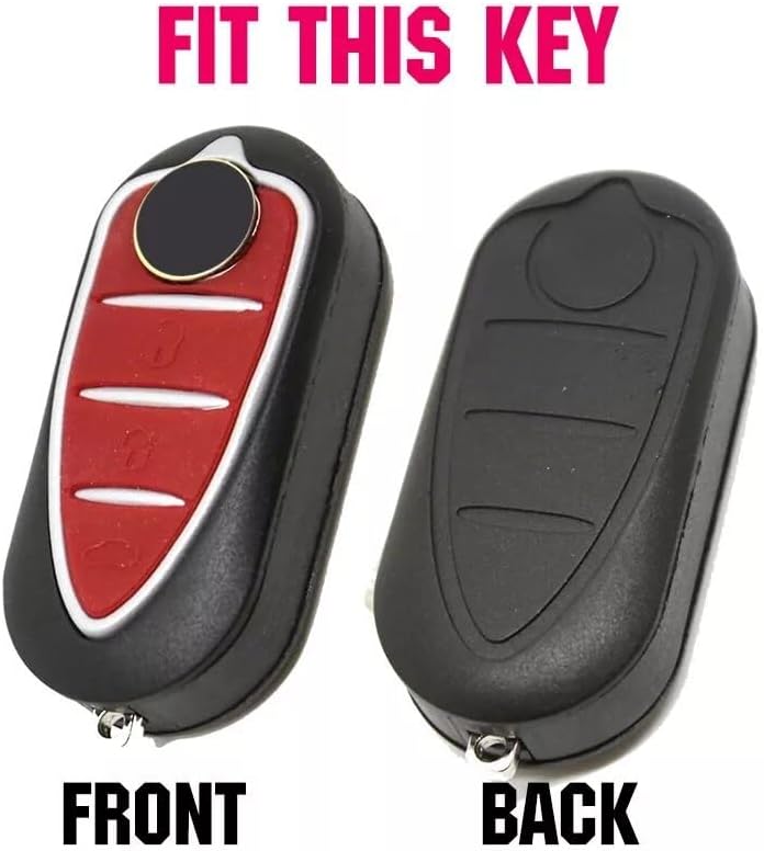 QASULER 3 Buttons Silicone Key Case Cover - Image 2