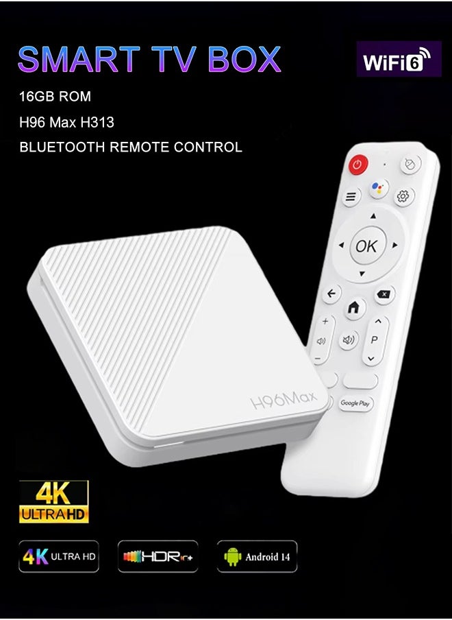 H96 Max - 4K Ultra HD TV Box Android 14 with Dual WIFI6 Bluetooth Smart Set Top Box - Image 1