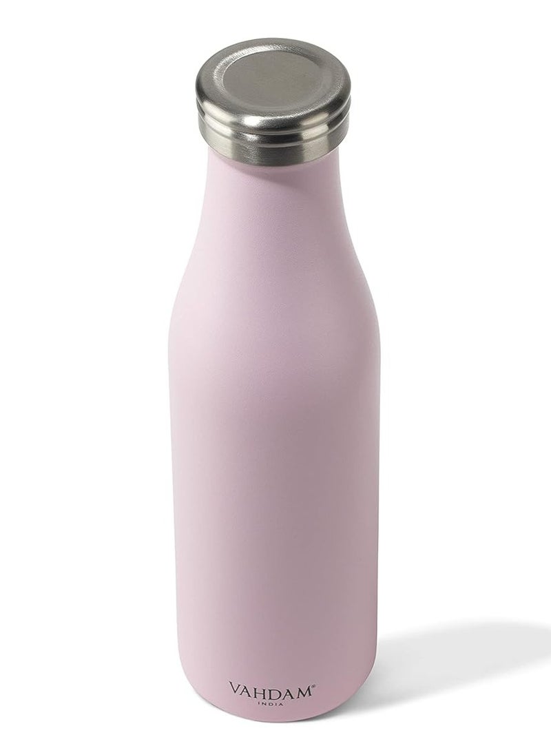 Stainless Steel Travel Bottle 500ml Pink Leak Proof Vacuum Insulated Double Wall for Hot and Cold Drinks - pzsku/Z26E6A0F9FDCB8288CC02Z/45/_/1739616594/6f4d0d2a-f167-4e63-8eb2-328a8d73f738