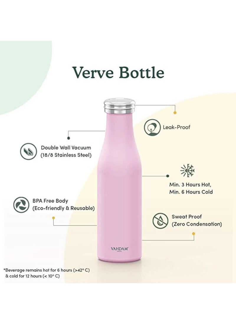 Stainless Steel Travel Bottle 500ml Pink Leak Proof Vacuum Insulated Double Wall for Hot and Cold Drinks - pzsku/Z26E6A0F9FDCB8288CC02Z/45/_/1739616597/82d6edcd-b28c-4dbd-9e19-bb0d700ab3ba