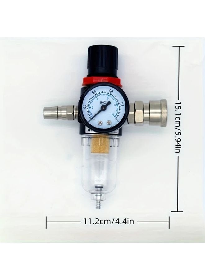 3pcs Filter Valve Set Pneumatic Regulator Compressor Oil Water Separation - Image 3