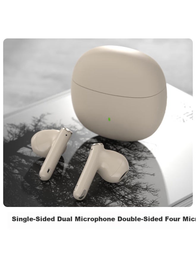 Ikf Find Air 5th Generation Semi In-ear True Wireless Bluetooth Earphones, Hifi Sound Quality, Earphone, Noise Reduction, Gaming, New Long Battery Life, Suitable For Apple, Huawei, Xiaomi, New Pink - Image 2