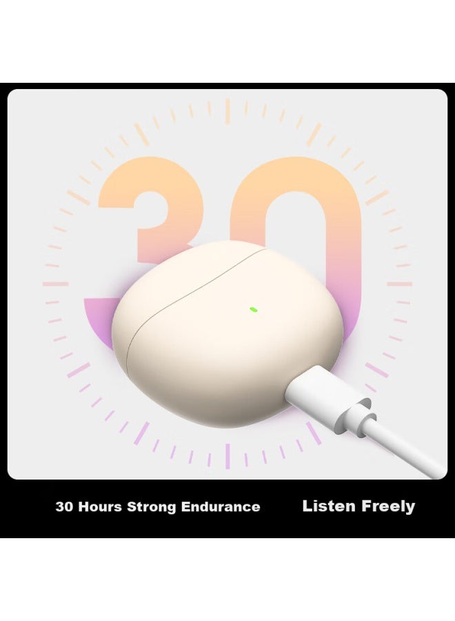 Ikf Find Air 5th Generation Semi In-ear True Wireless Bluetooth Earphones, Hifi Sound Quality, Earphone, Noise Reduction, Gaming, New Long Battery Life, Suitable For Apple, Huawei, Xiaomi, New Pink - Image 4