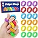 NPPN Silicone Fidget Rings for Kids 18 Pack Sensory Chew Toys for Autistic ADHD Adults 6 Textured Quiet Classroom Fidgets Bulk for Students - Image 3